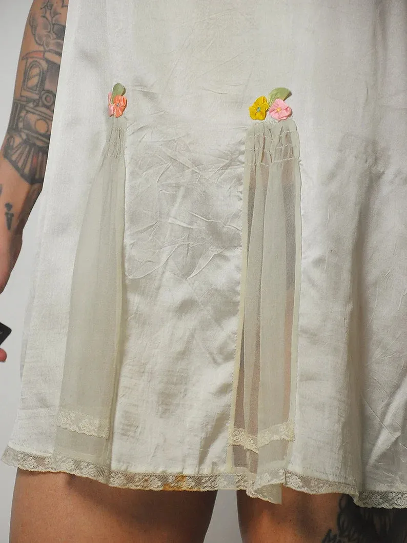 1930's Silk Slip Dress