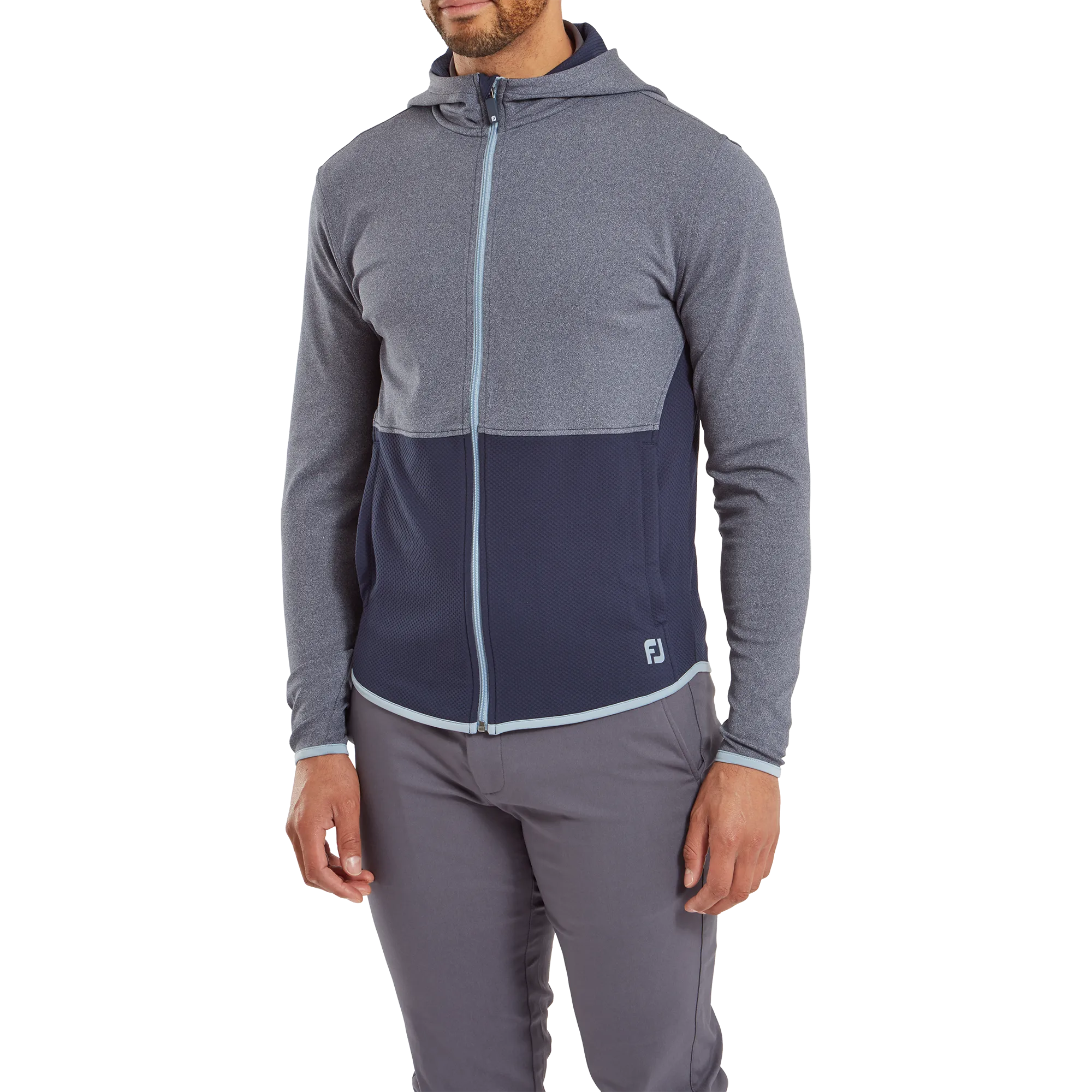 2024 FootJoy Men's Thermoseries Fullzip Hoodie -  Navy