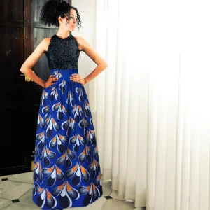 African Print Long Skirt - Eve