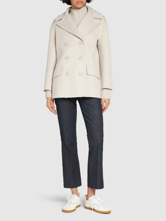 &#x27;S Max Mara   Efebo double breast wool short coat 