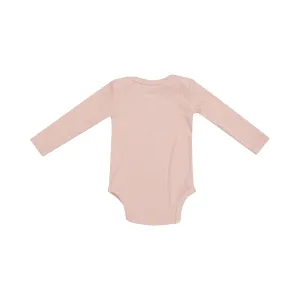 Angel Dear -Bodysuit-Ribbed Pale Blush
