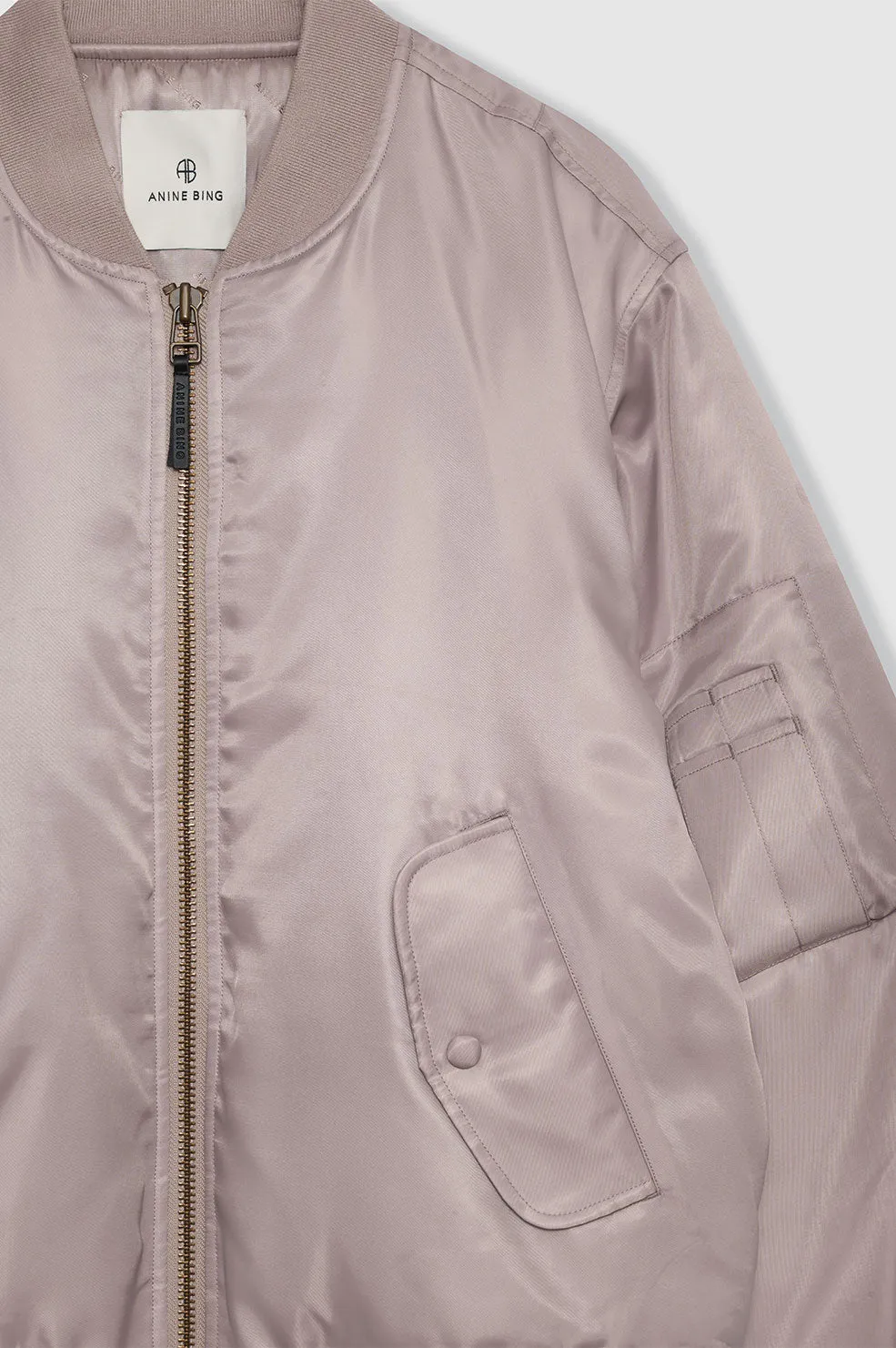 ANINE BING Leon Bomber | Champagne