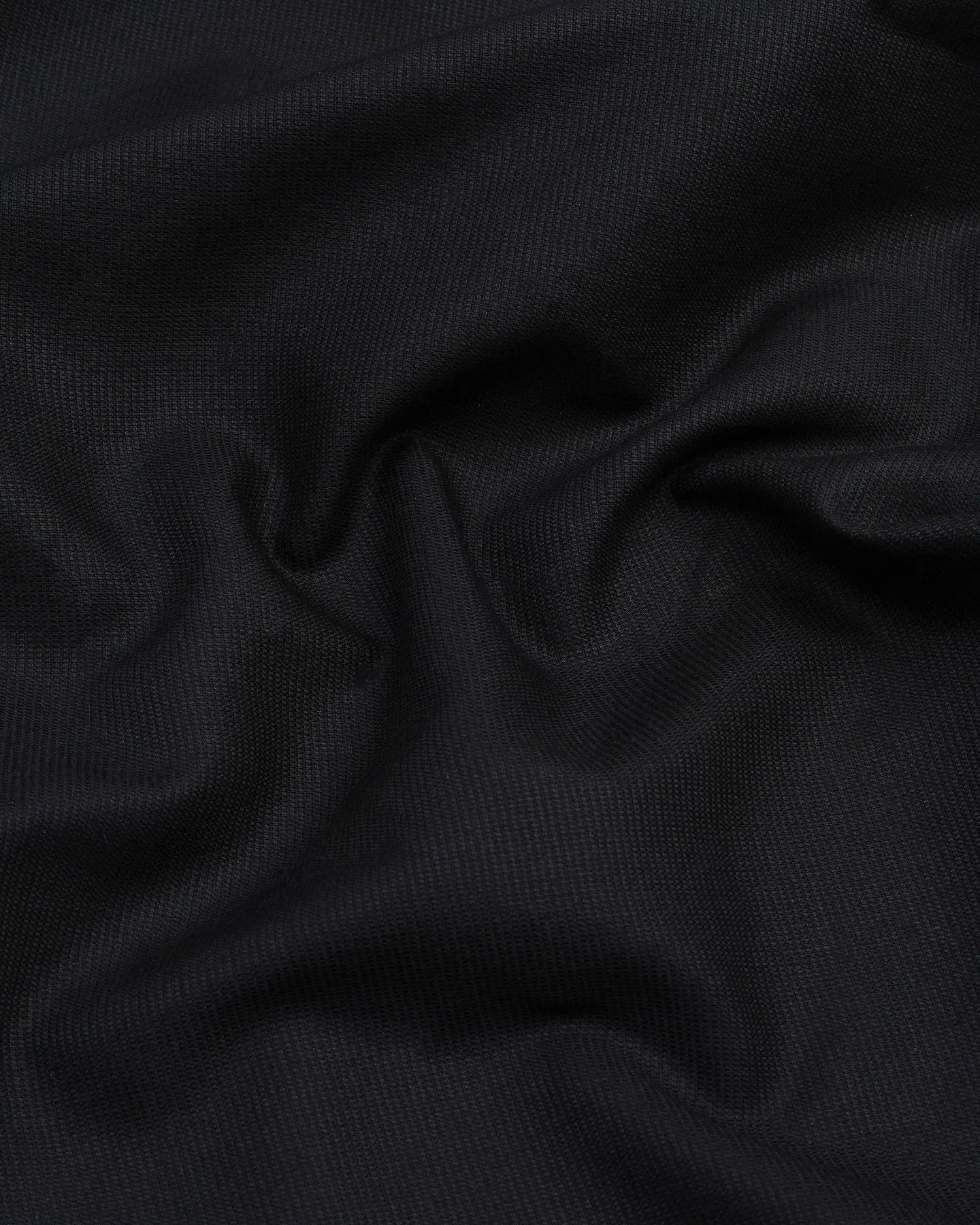 Asphalt Black Dobby Cotton Solid Shirt