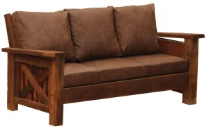 Barnwood Framed Sofa w/Standard Fabric