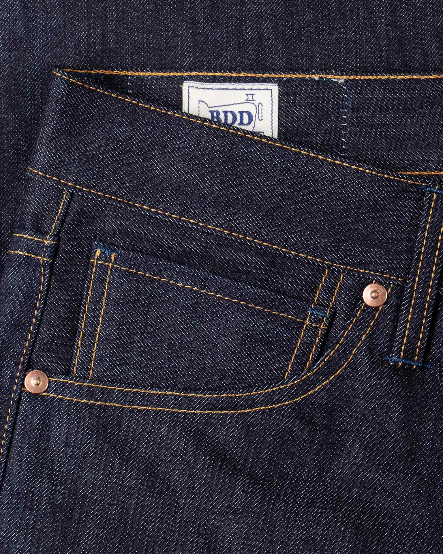 Benzak Denim Developers B-02 Regular Straight Mens Jeans - Special #2 15oz Vintage Indigo Selvedge