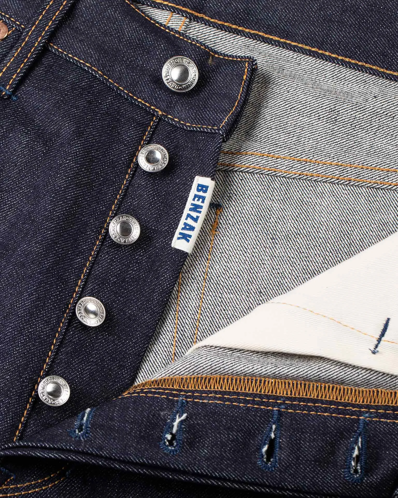 Benzak Denim Developers B-02 Regular Straight Mens Jeans - Special #2 15oz Vintage Indigo Selvedge