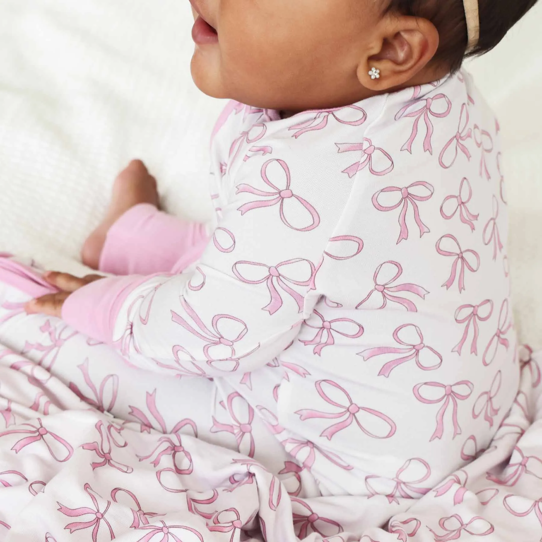 Blushing Bows Convertible Zip Romper