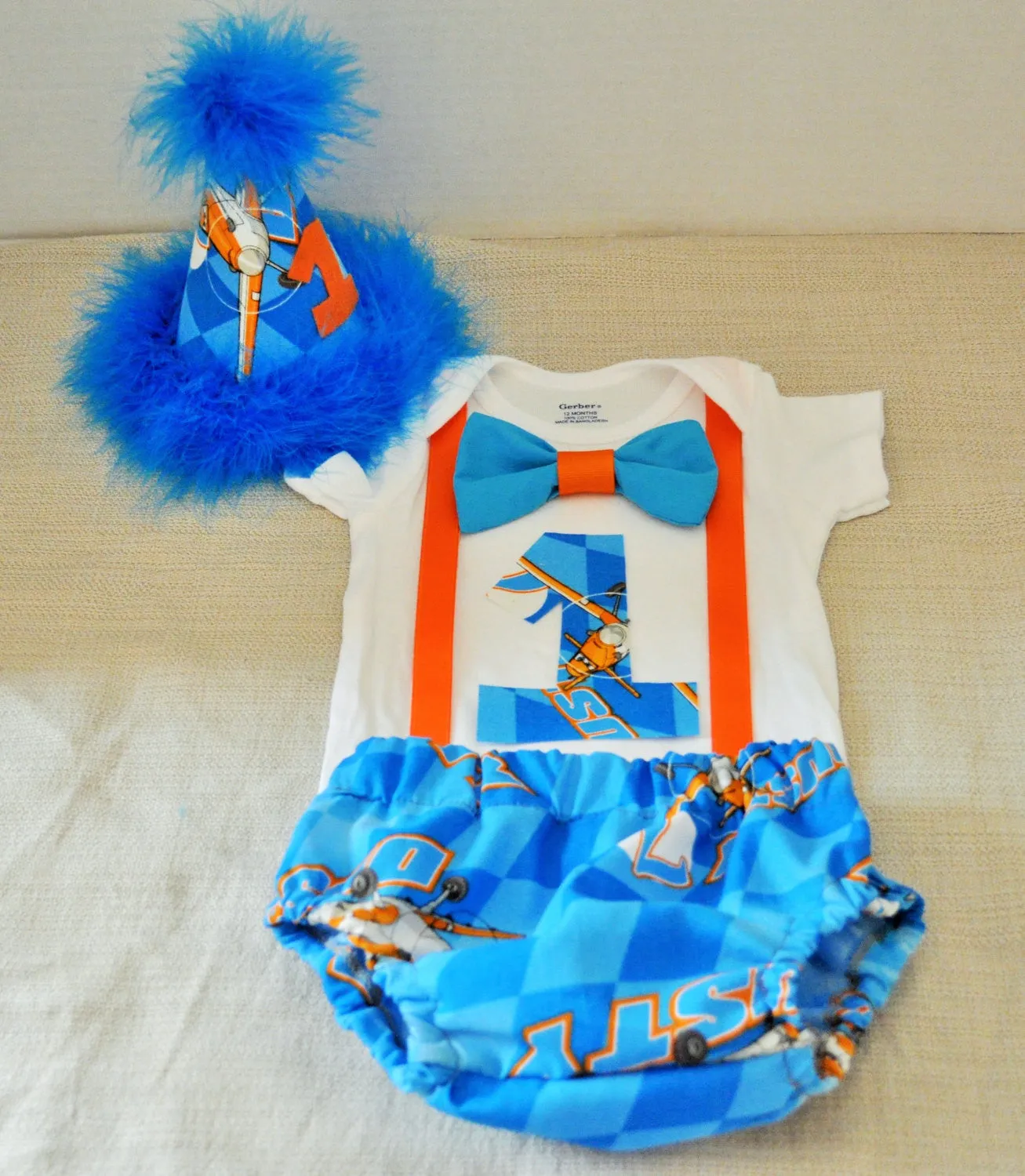 Boy Planes Dusty cake smash outfit with party hat, Disney Planes cake smash birthday, 1st 2nd 3rd  birthday,Disney  Planes shirt