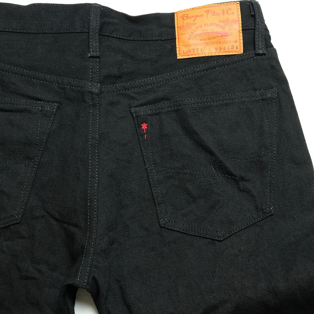 BURGUS PLUS - 15oz Selvedge Black × Black Denim - Standard Jeans - Lot. 771-99