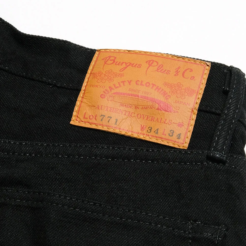 BURGUS PLUS - 15oz Selvedge Black × Black Denim - Standard Jeans - Lot. 771-99