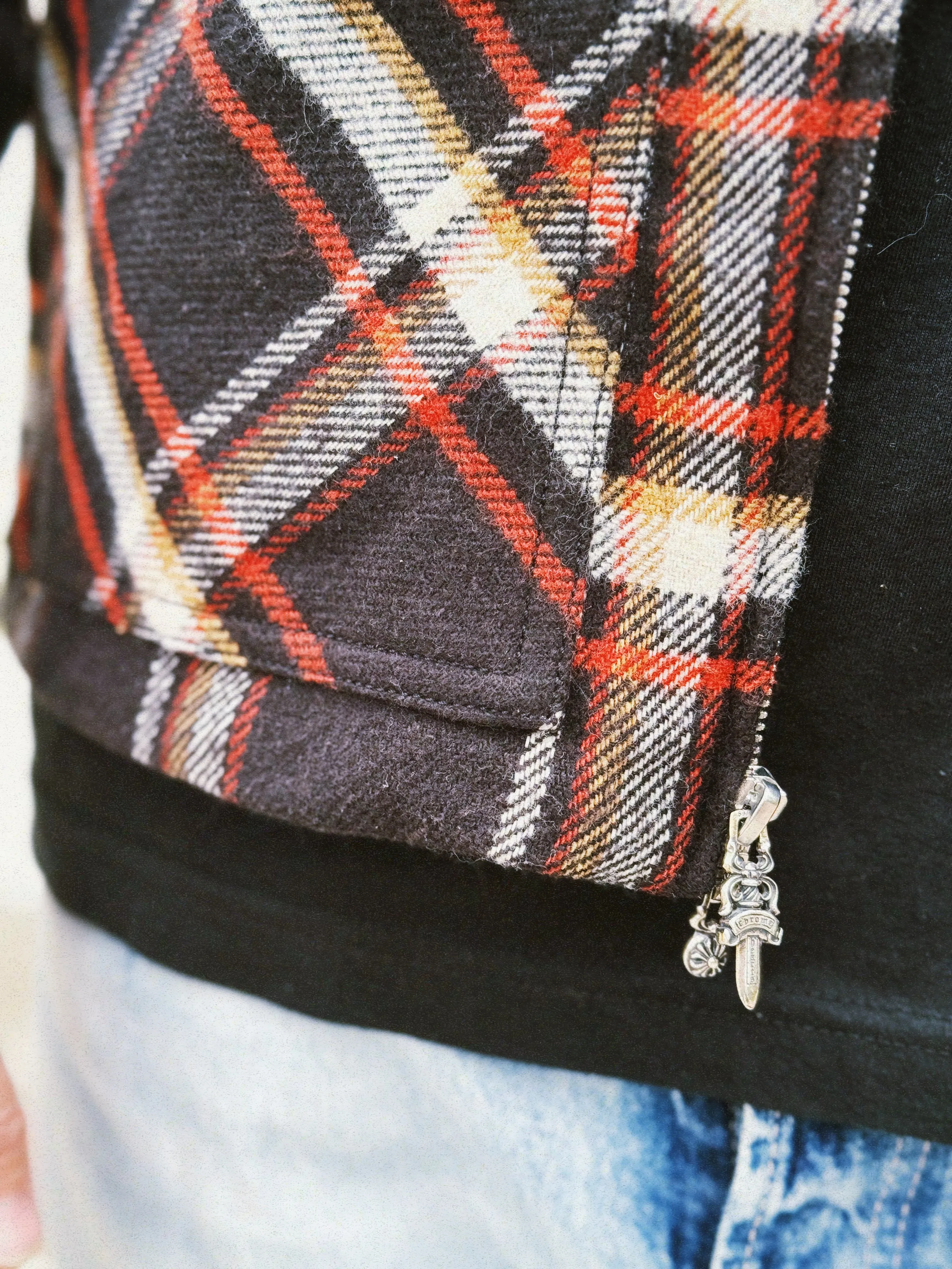 CH Black Sheep Plaid Zip Jacket