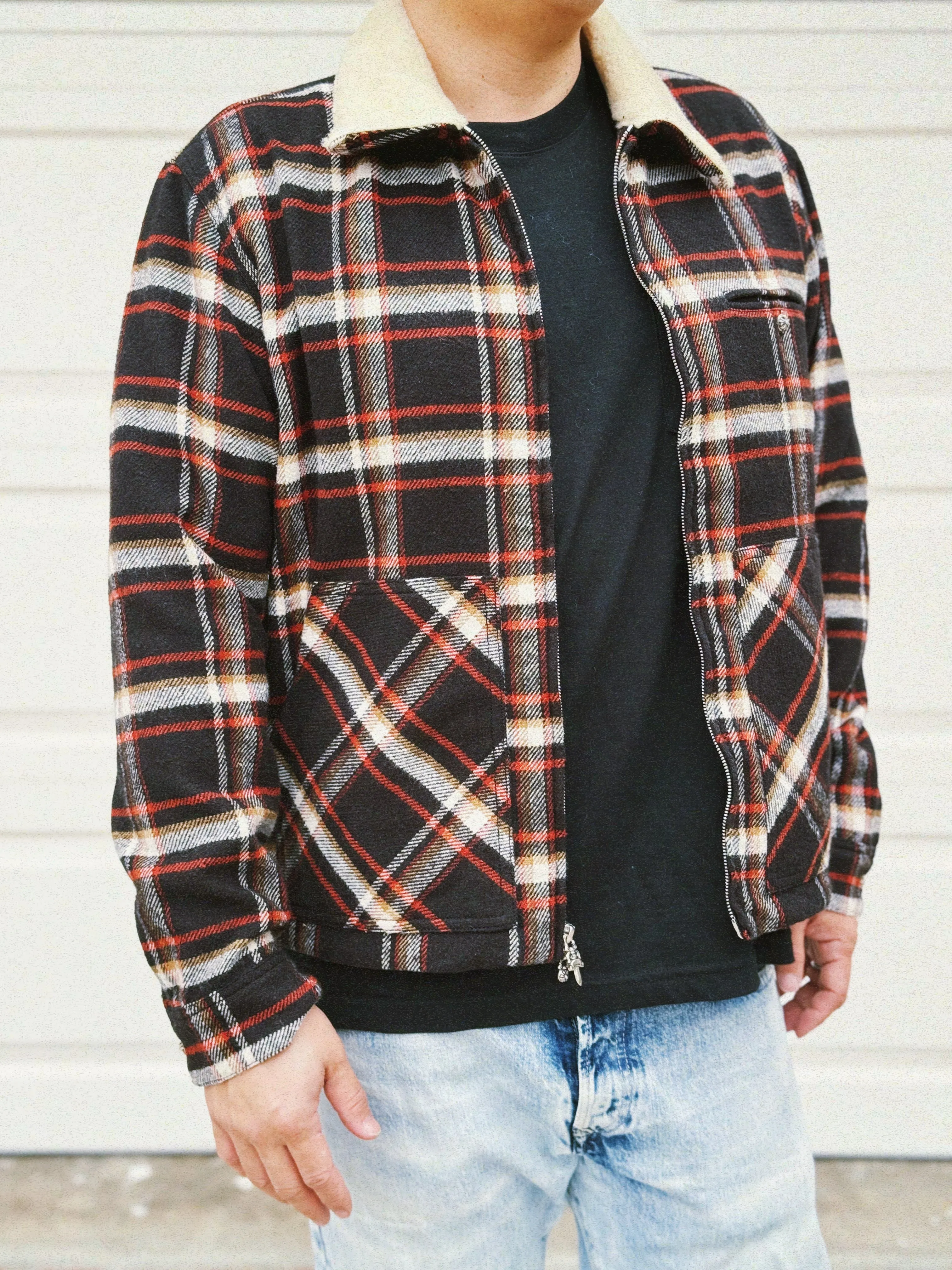 CH Black Sheep Plaid Zip Jacket