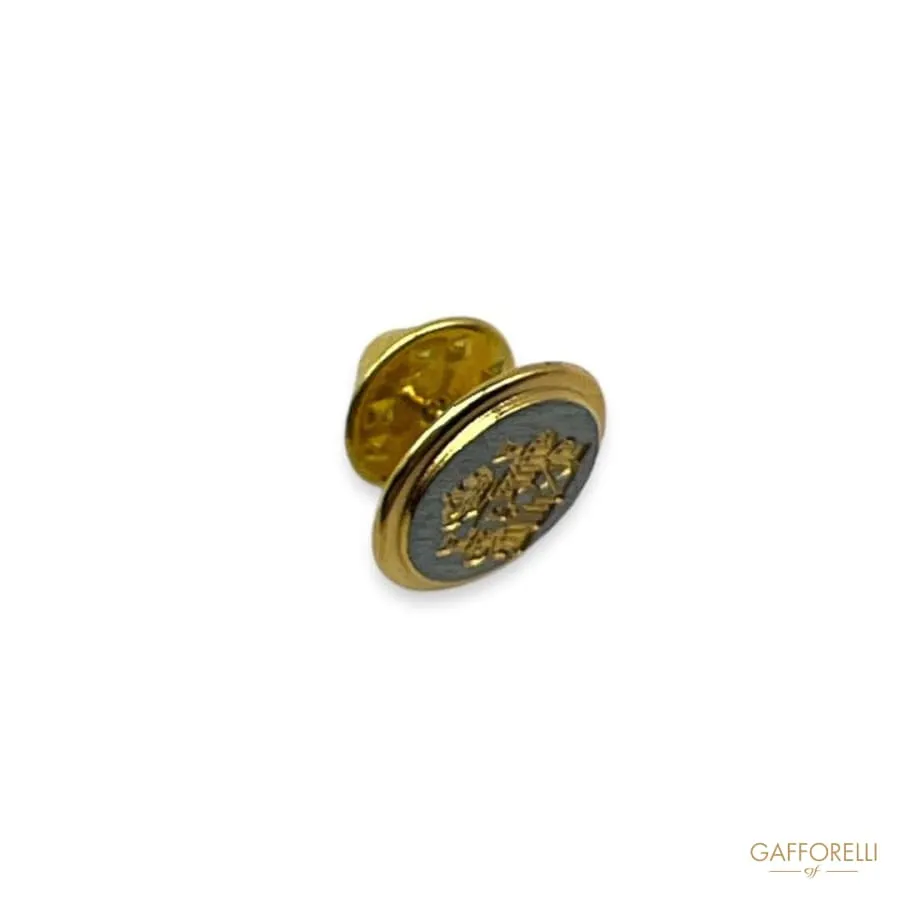 Coat of Arms Brooch U425 - Gafforelli Srl