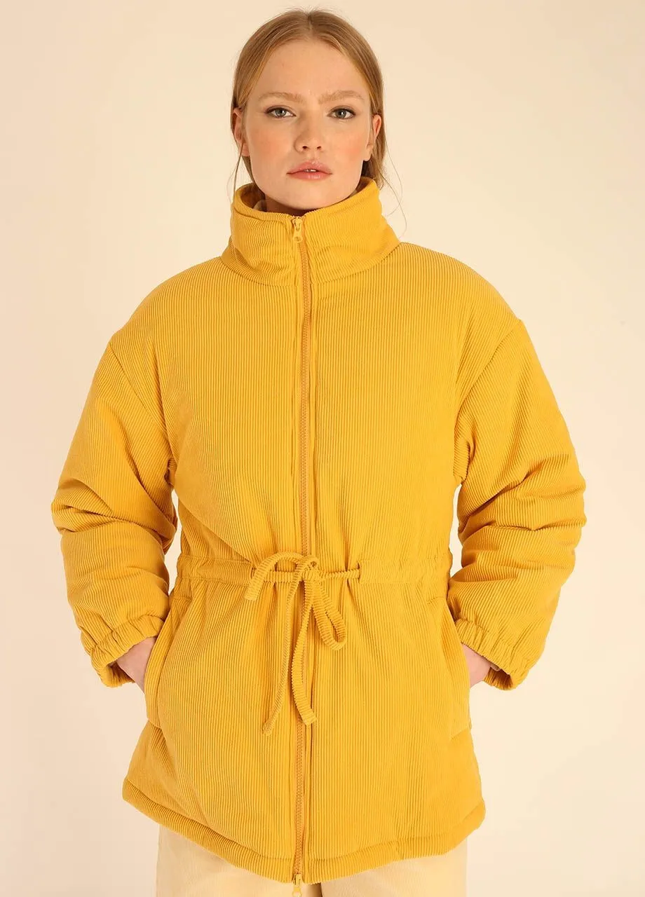 Cozy Corduroy Jacket in Sunflower