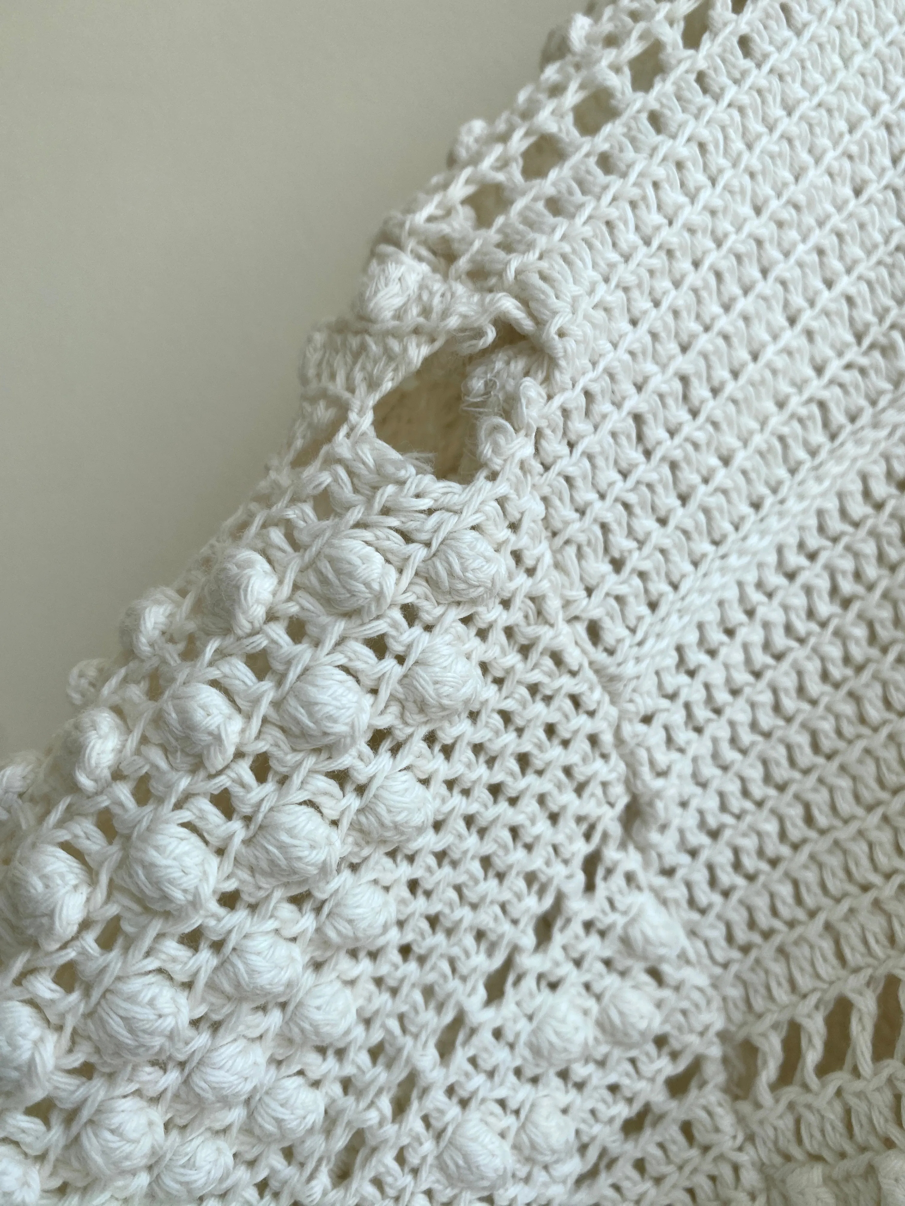 Crochet Shawl Collar Coat