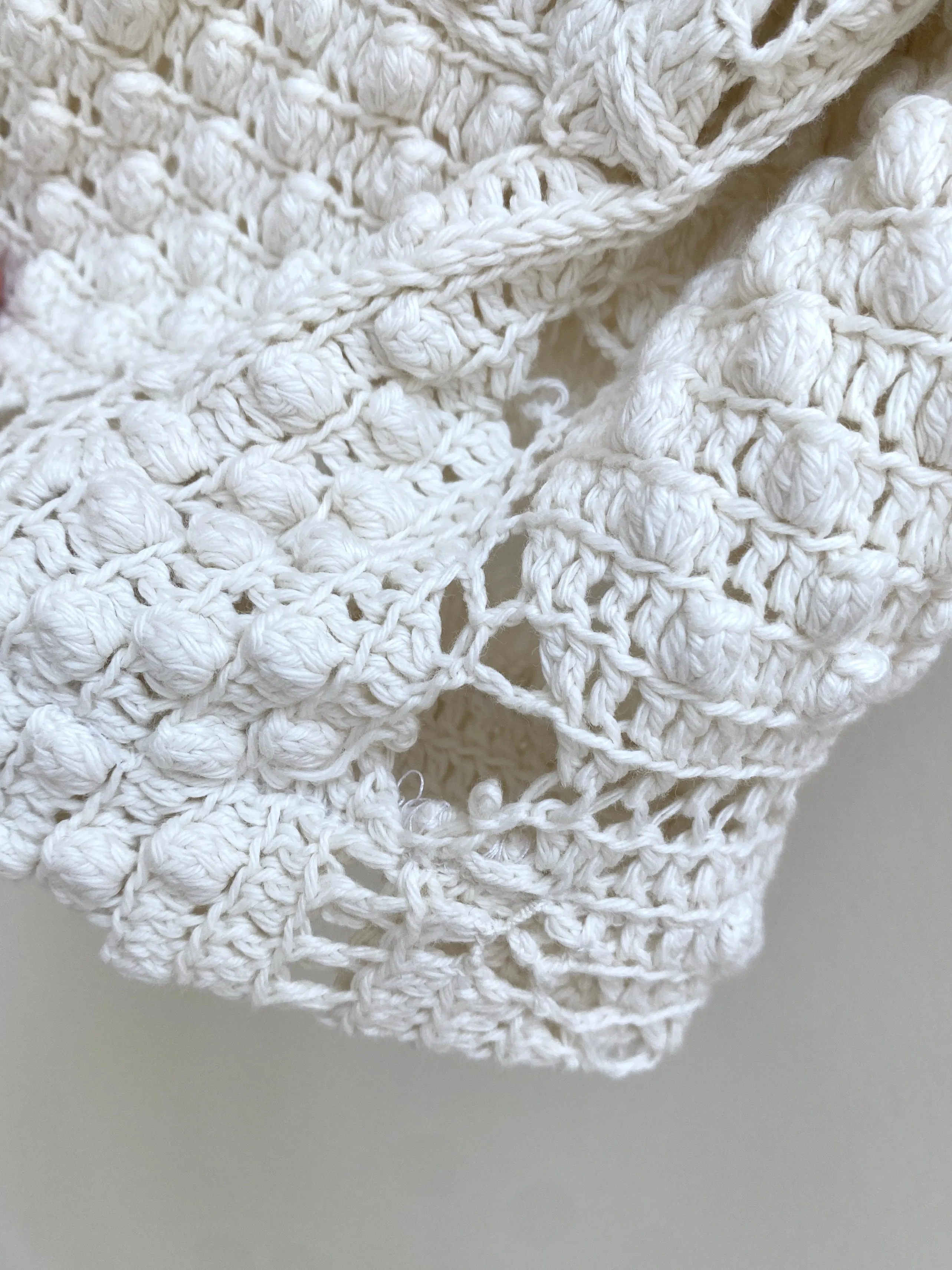 Crochet Shawl Collar Coat