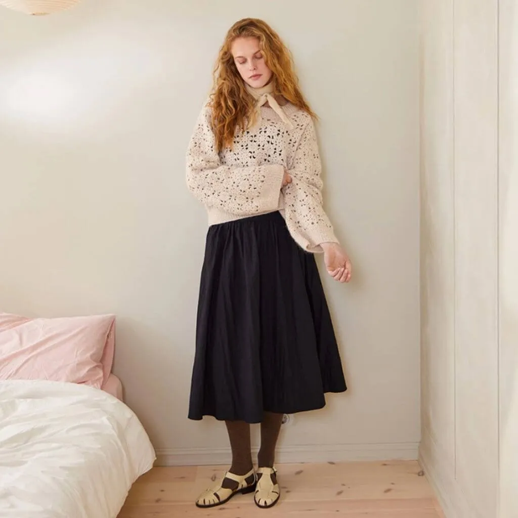 Damen Pullover Fleur Sweater Häkelanleitung - Sandnes Garn (Heft)