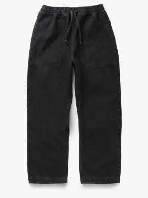 Denim Chef Pant in Black