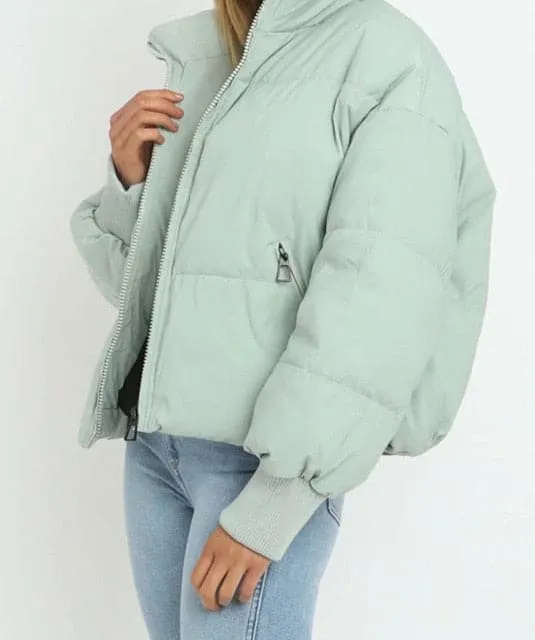 DressBetty - Women's Vintage Green Casual Pockets Coat