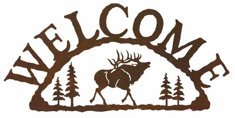 Elk Welcome Sign