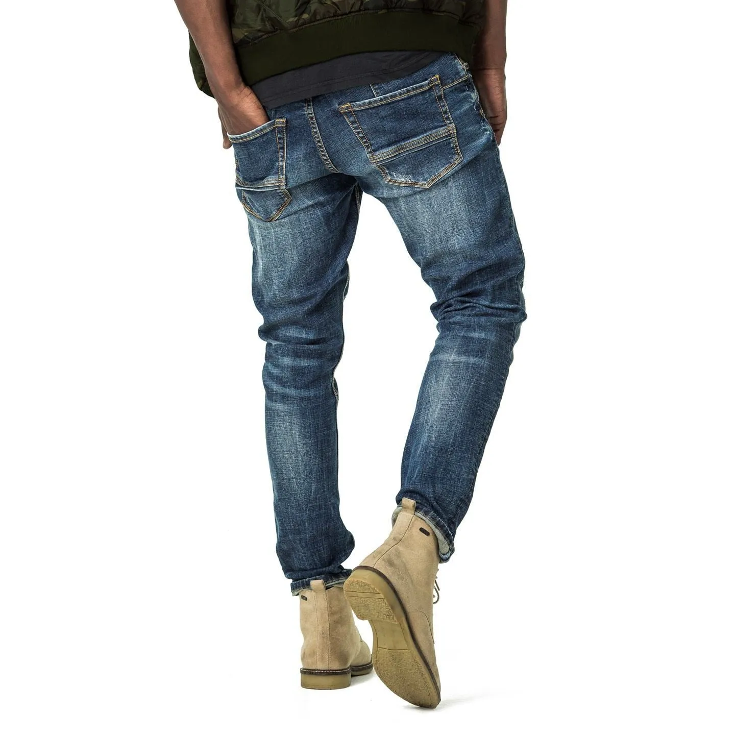 Feather Slimfit Denim Jeans - Dark Indigo