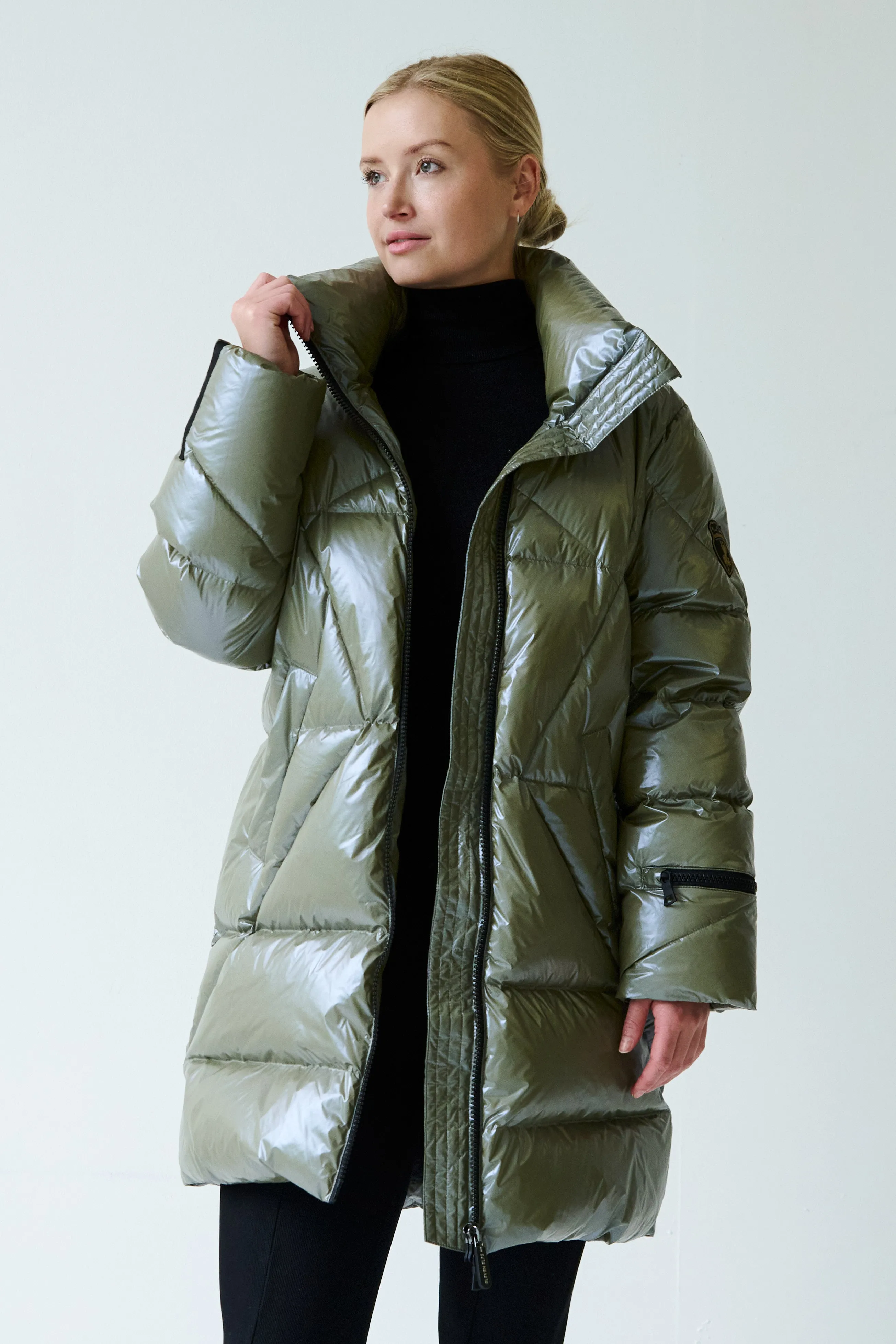 Finnja Down Coat | Olive