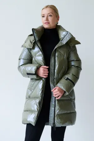 Finnja Down Coat | Olive