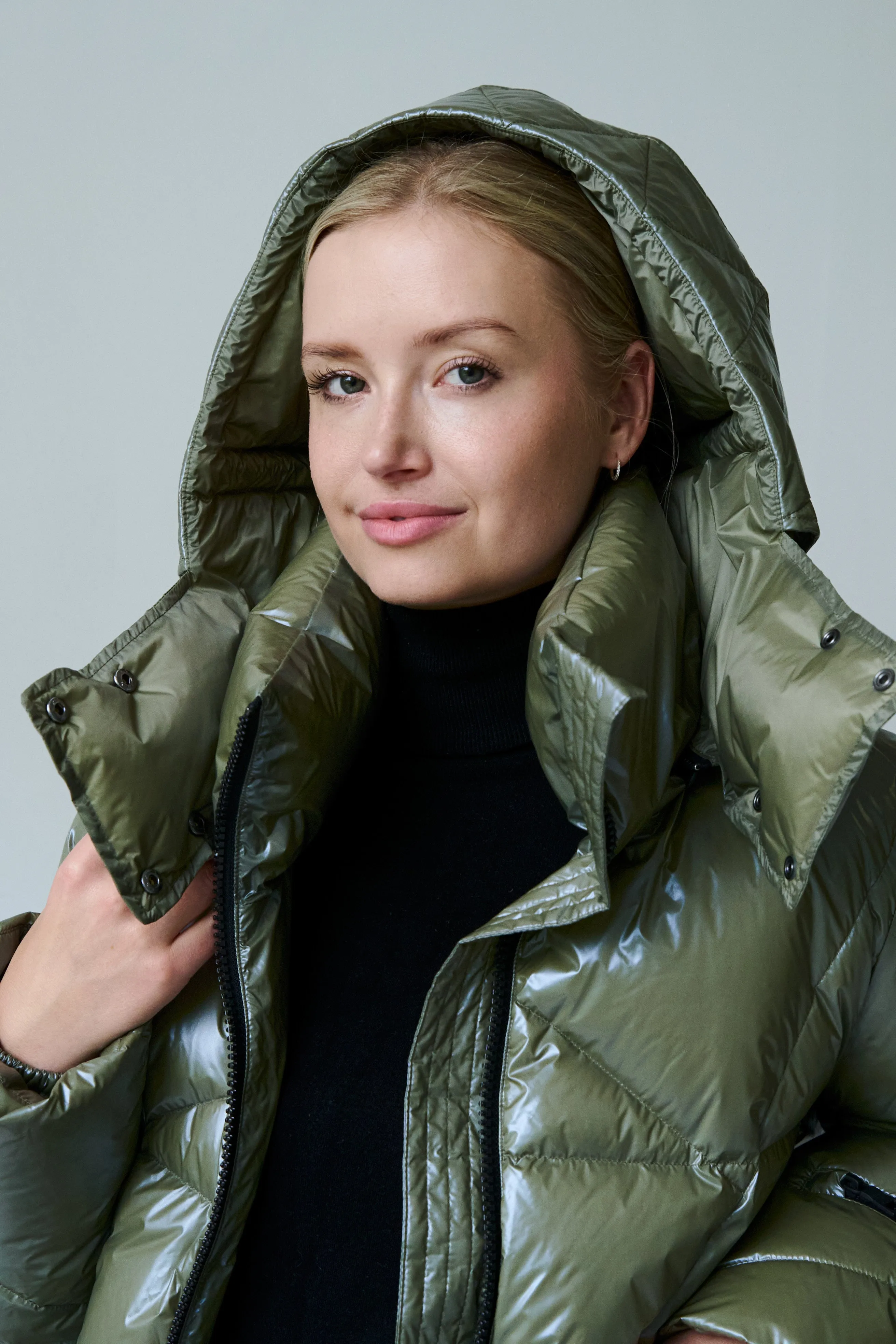 Finnja Down Coat | Olive