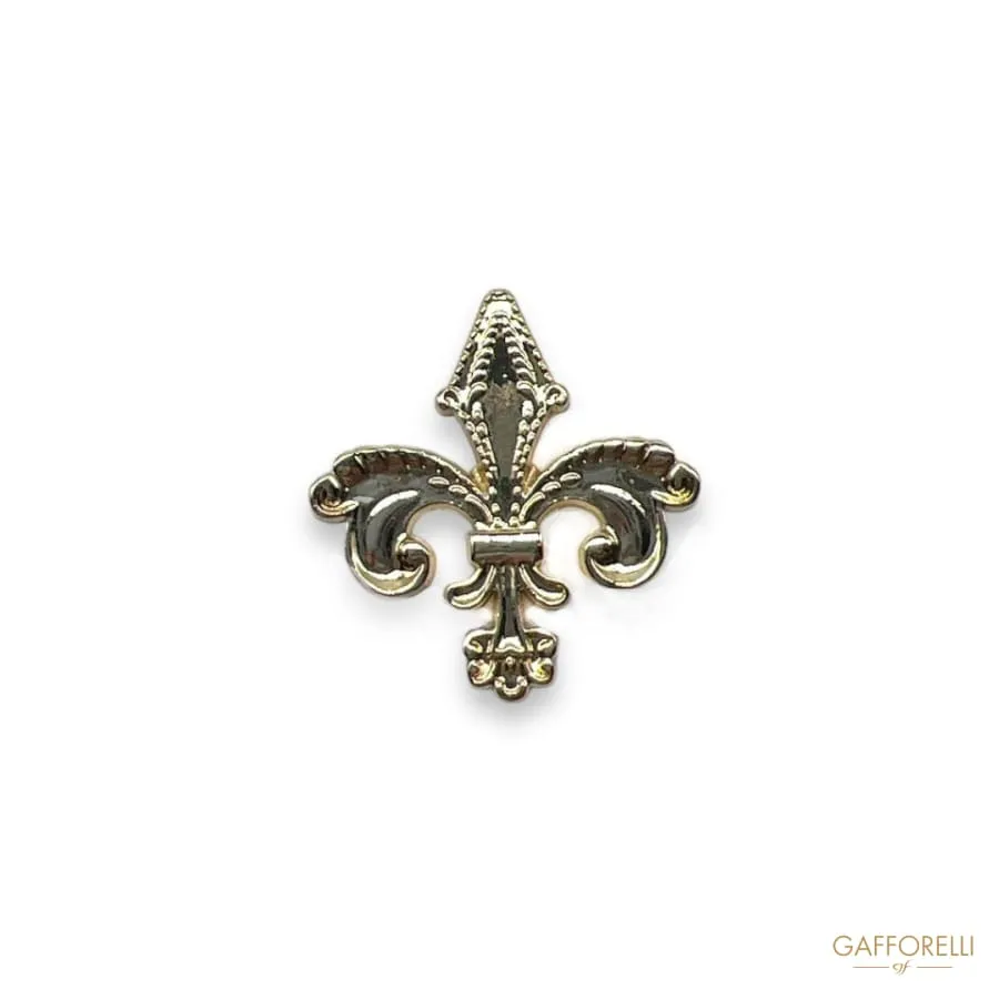 Florentine Lily Coat of Arms Brooch U365 - Gafforelli Srl