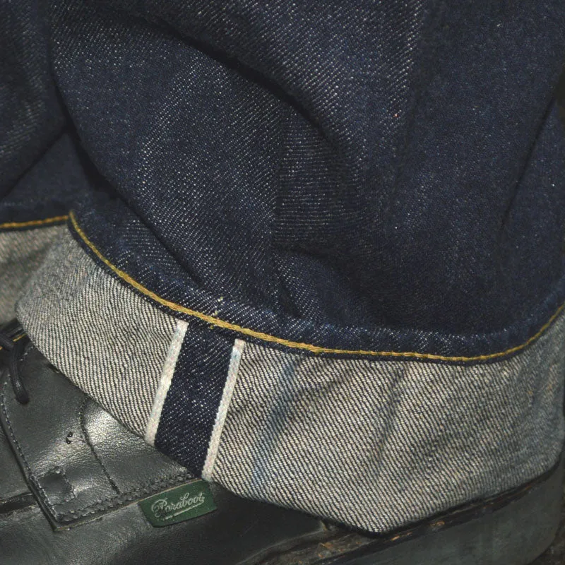 FULL COUNT "S0105W-24" ※Threads already cut※ WW2 Model Brown Cotton Denim Pants