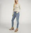 Girlfriend Mid Rise Slim Leg Jeans by Silver