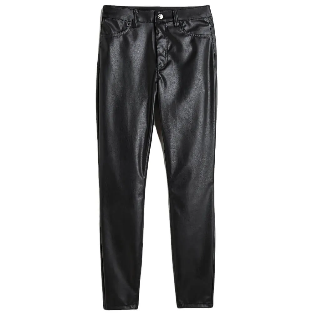 H&M Skinny High Jeans, black