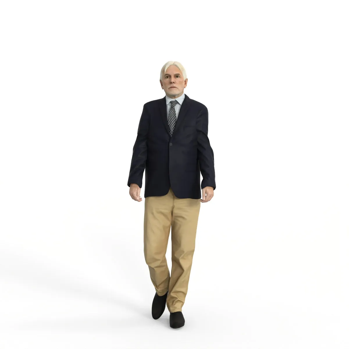 High Quality Rigged 3D Business Casual Man | grman0003m4 | Rigged 3D Human