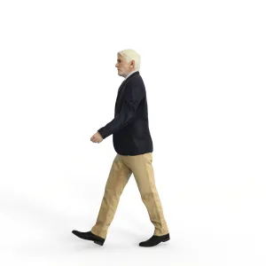 High Quality Rigged 3D Business Casual Man | grman0003m4 | Rigged 3D Human