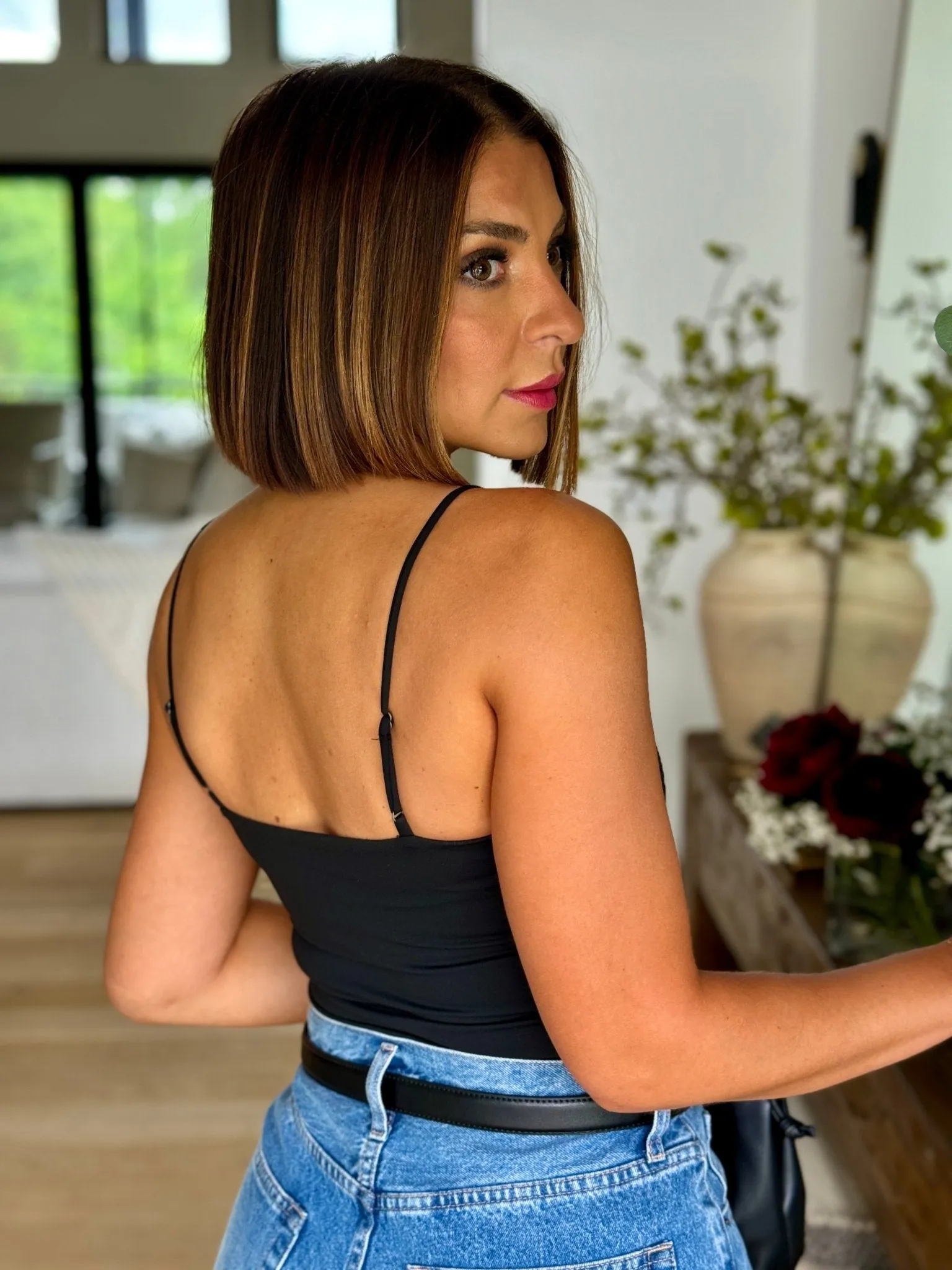 Isa Bodysuit (Black) by Z Supply