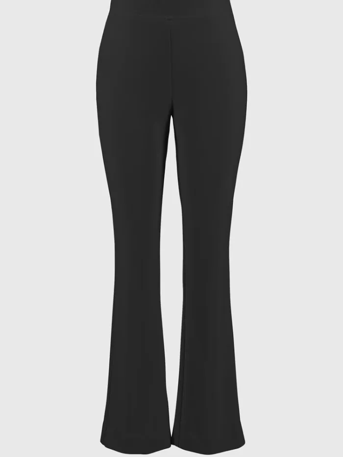 Joseph Ribkoff Women's Black Silky Knit Flared Pull On Trousers 251029 Col 11