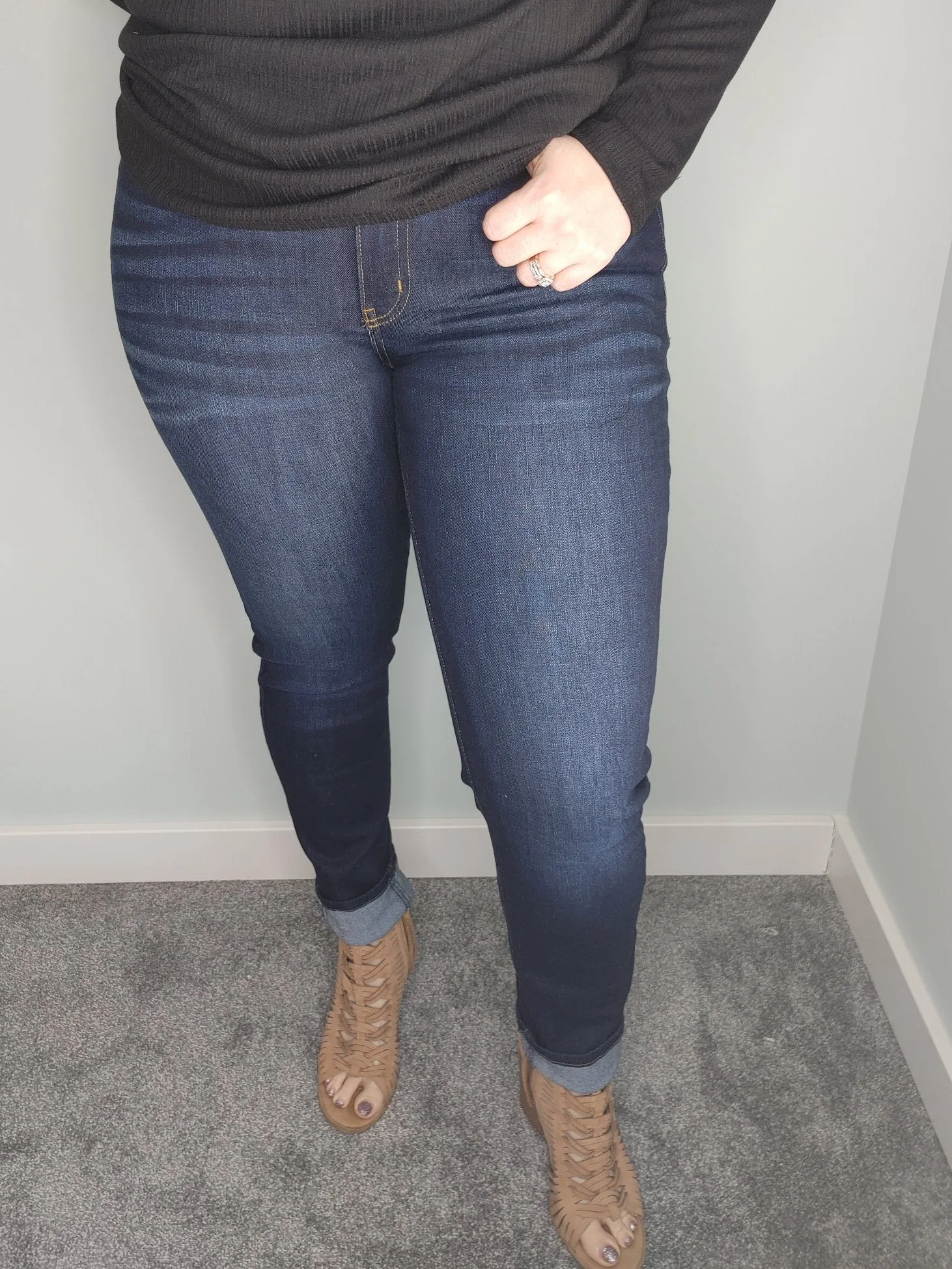 Kancan Mid Rise Skinny Jean