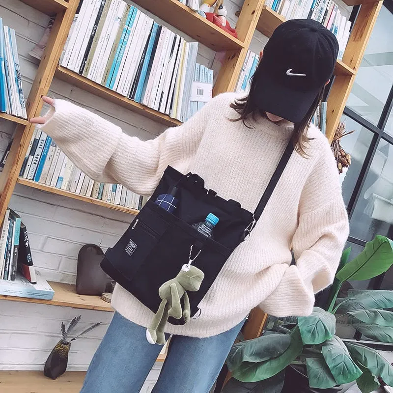 Kawaii Canvas Tote Bag