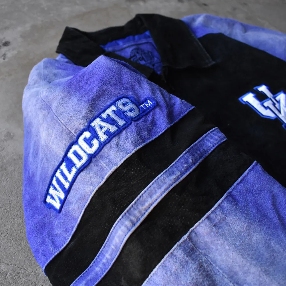 “Kentucky Wildcats” スエードレザー ジャケット 240124