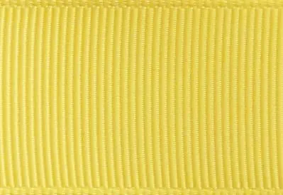 Lemon Yellow Grosgrain Ribbon cut to 80CM (24 pieces)