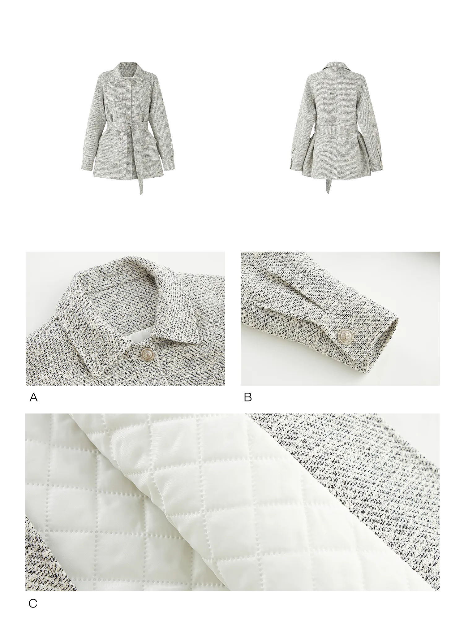 LLDC 'THE DESIRED CITY' Yelena Tweed Coat
