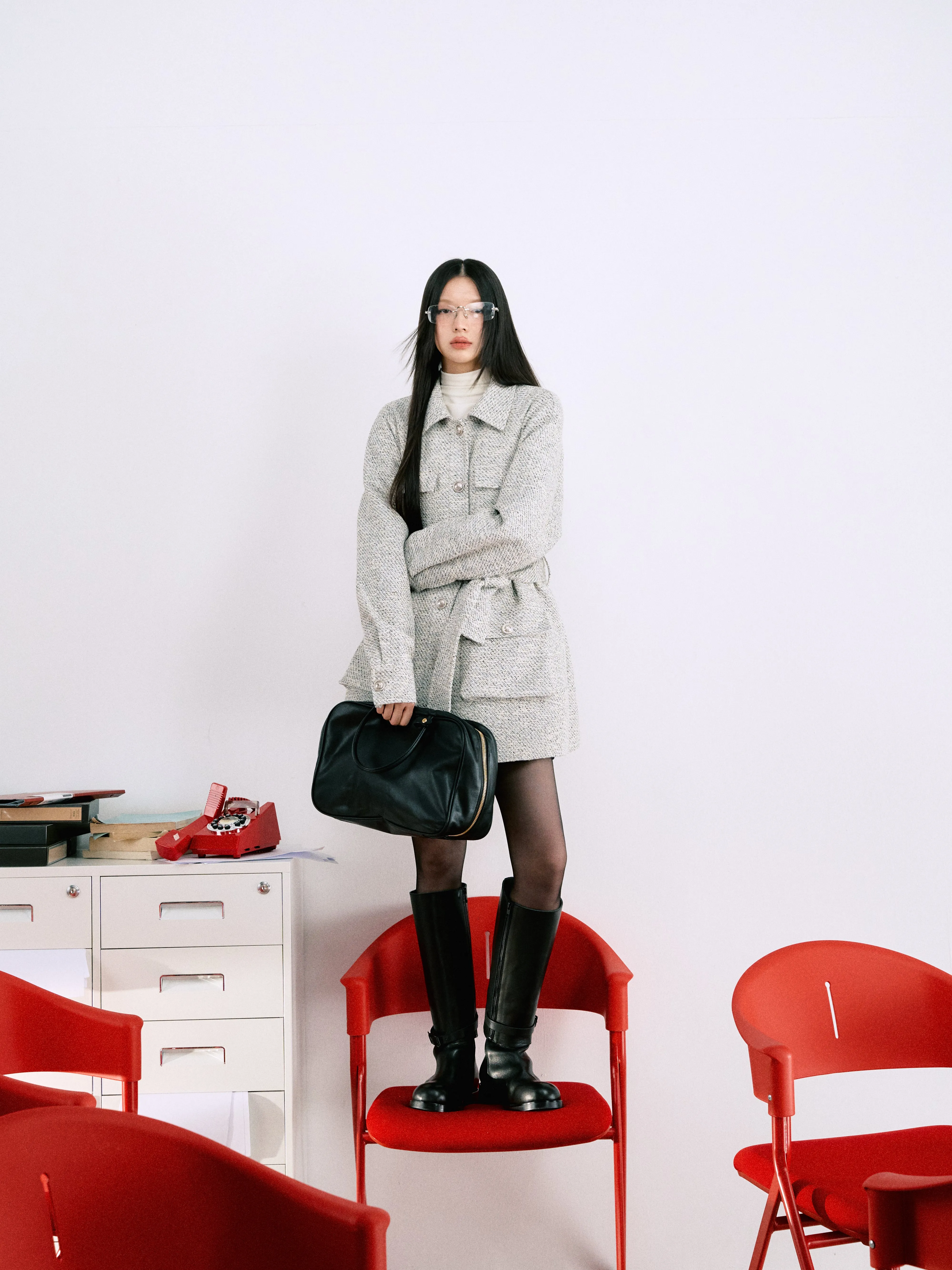 LLDC 'THE DESIRED CITY' Yelena Tweed Coat
