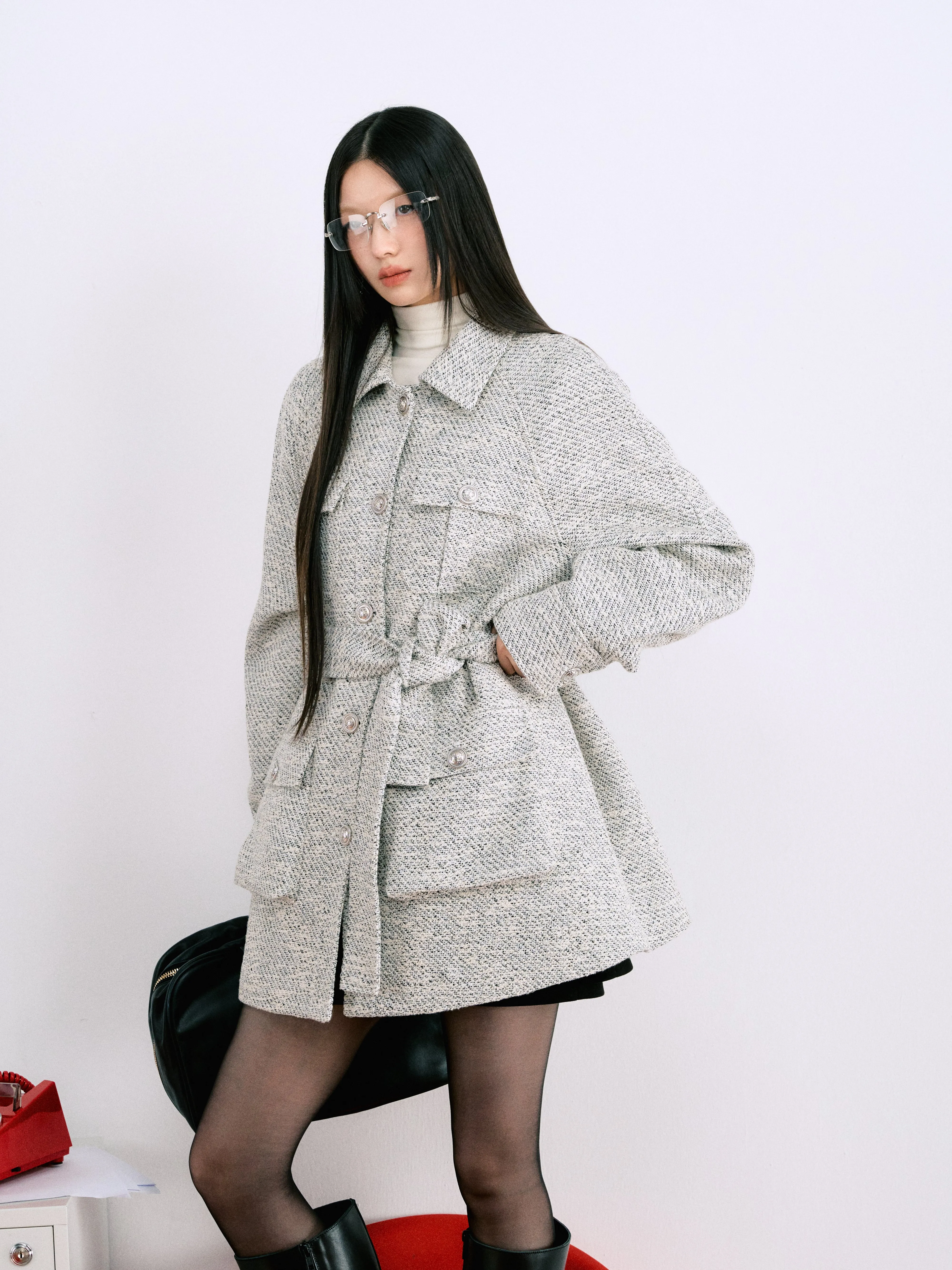 LLDC 'THE DESIRED CITY' Yelena Tweed Coat