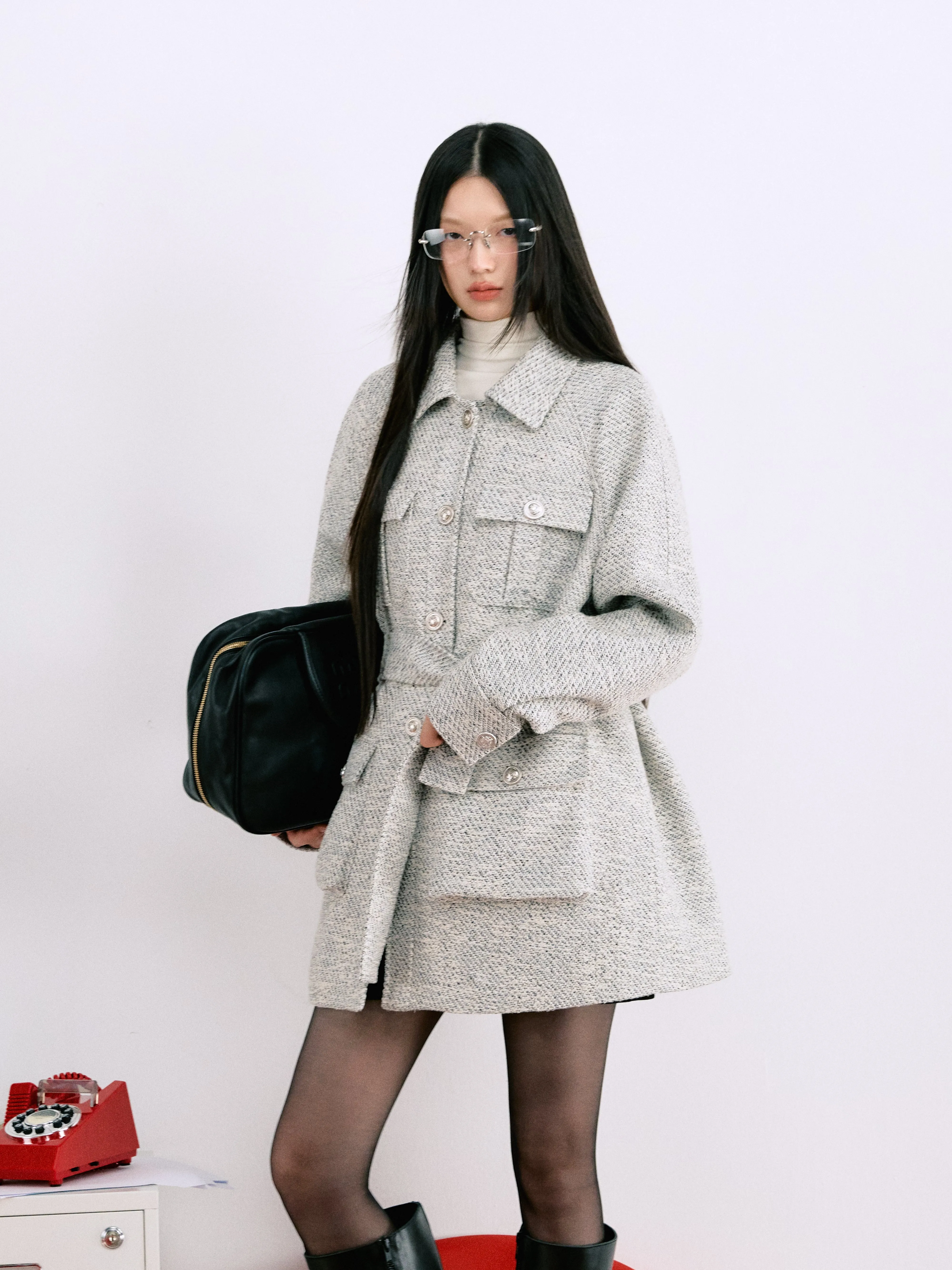 LLDC 'THE DESIRED CITY' Yelena Tweed Coat