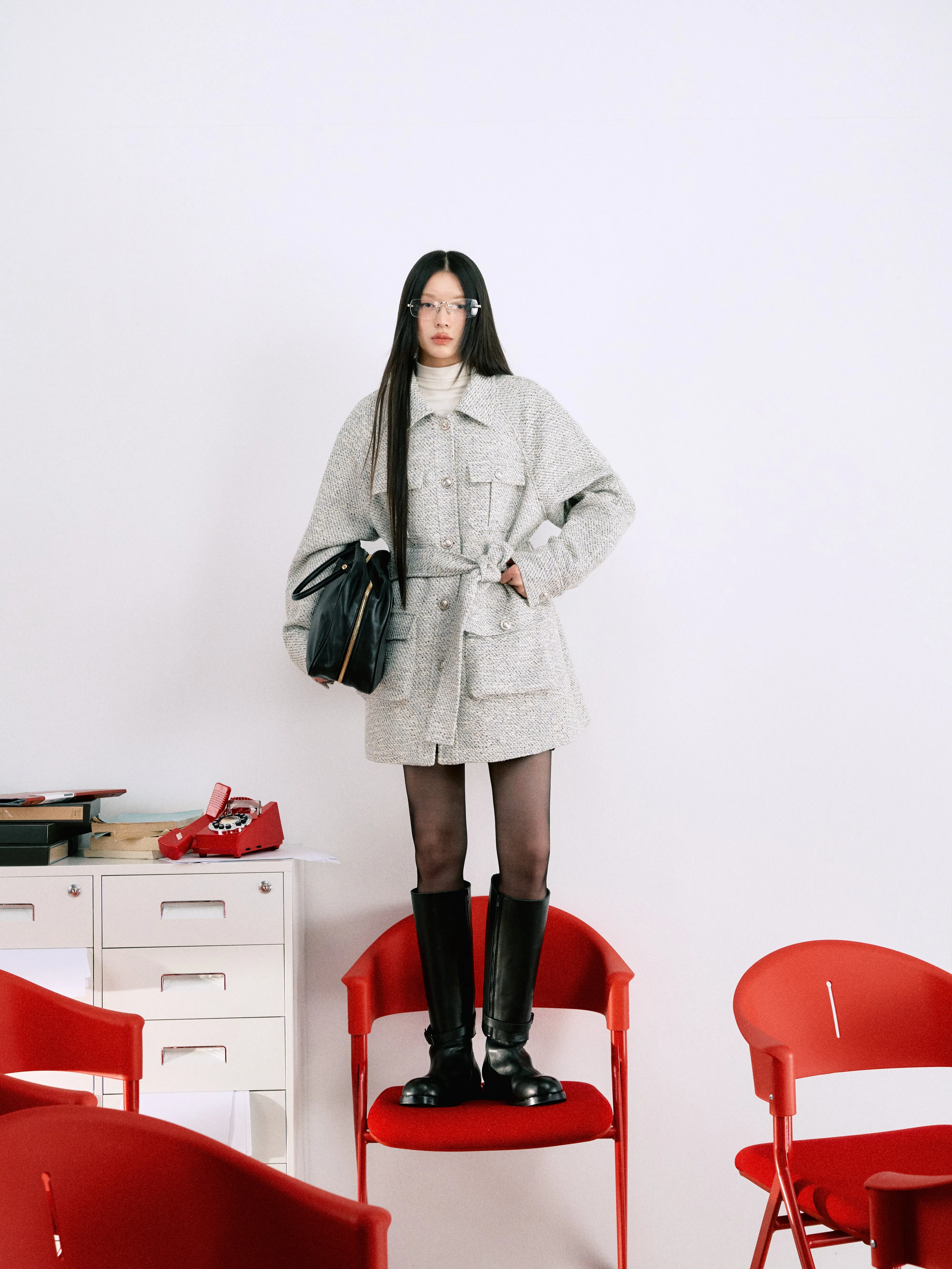LLDC 'THE DESIRED CITY' Yelena Tweed Coat