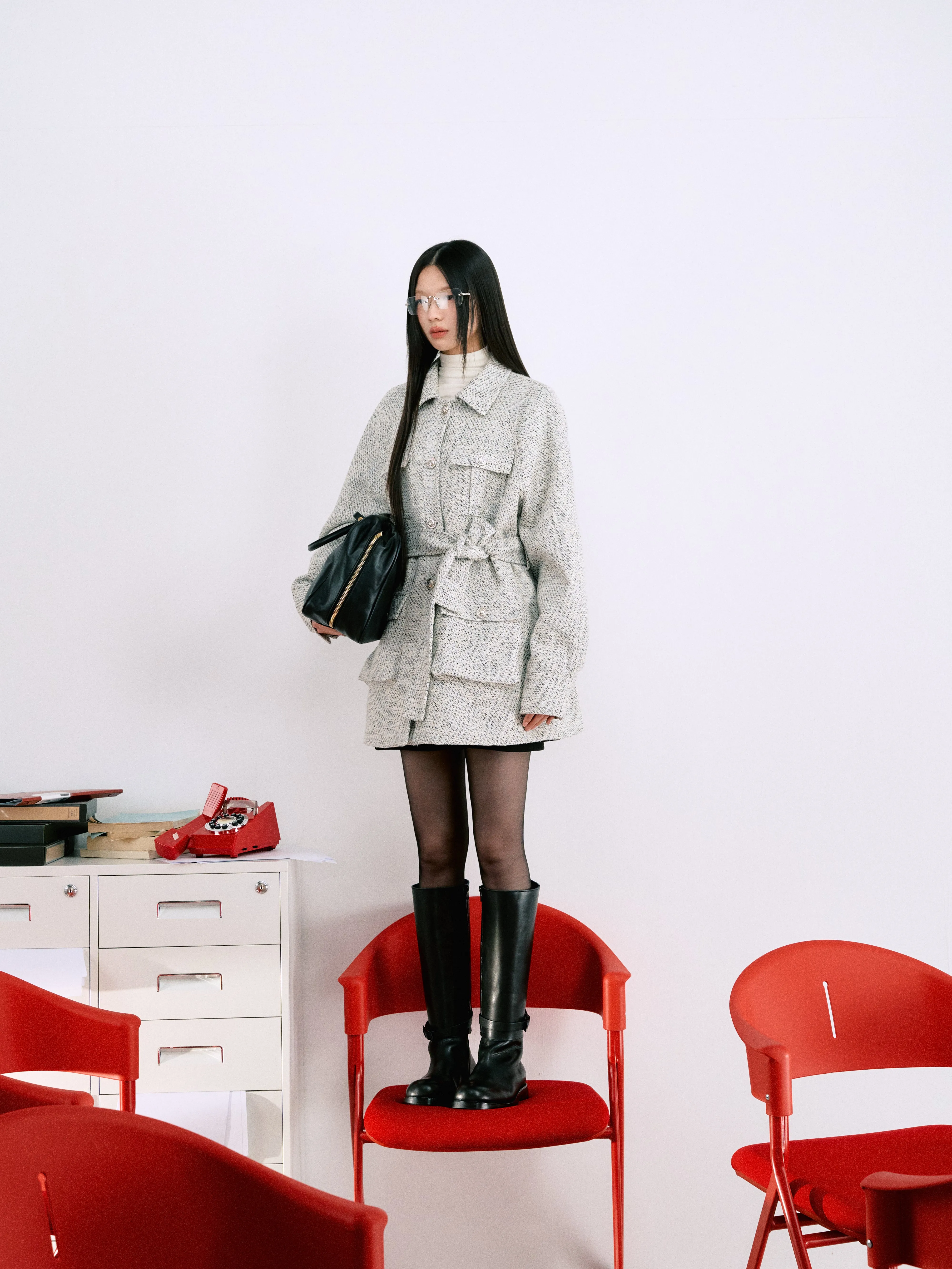 LLDC 'THE DESIRED CITY' Yelena Tweed Coat