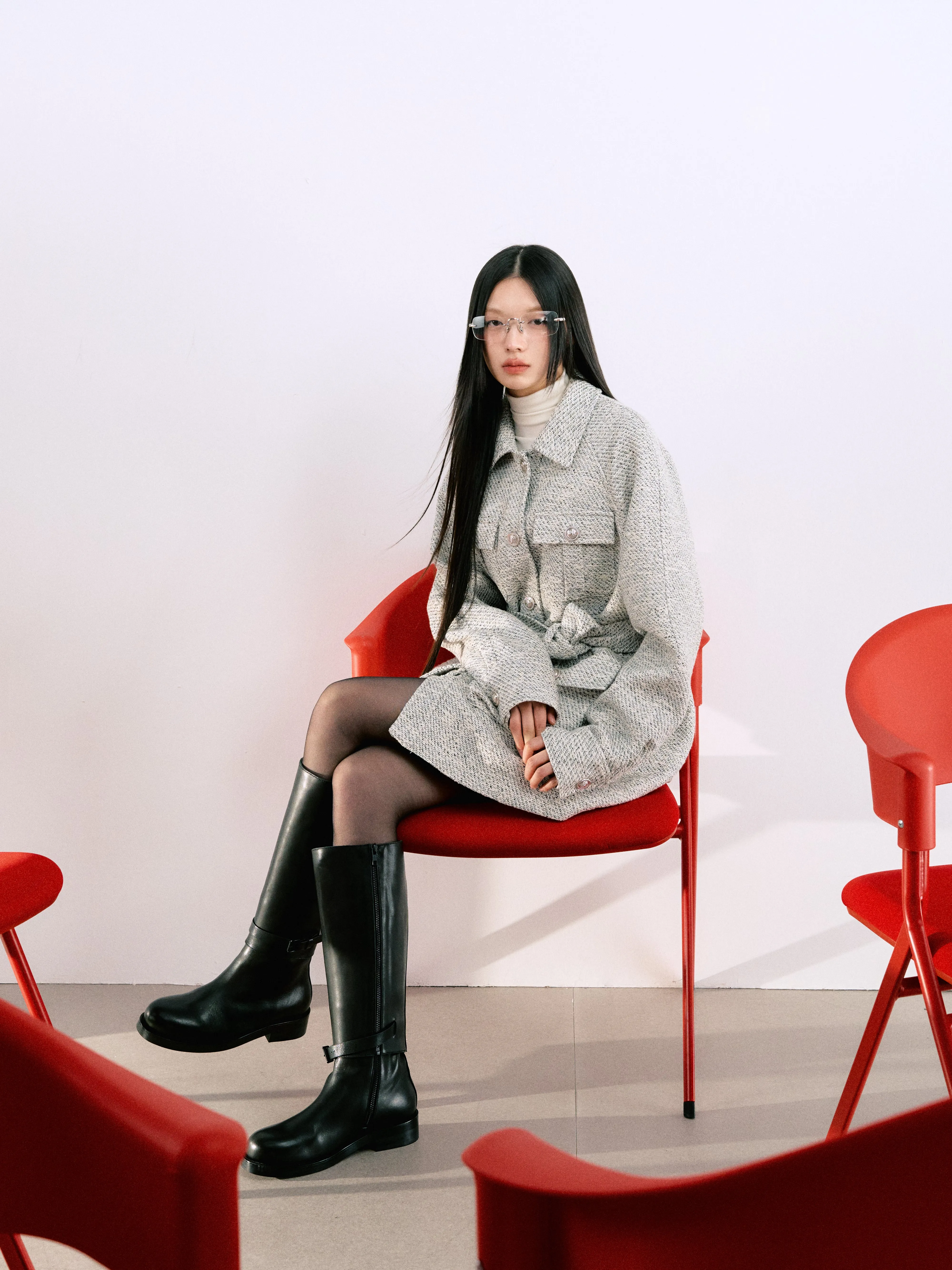 LLDC 'THE DESIRED CITY' Yelena Tweed Coat