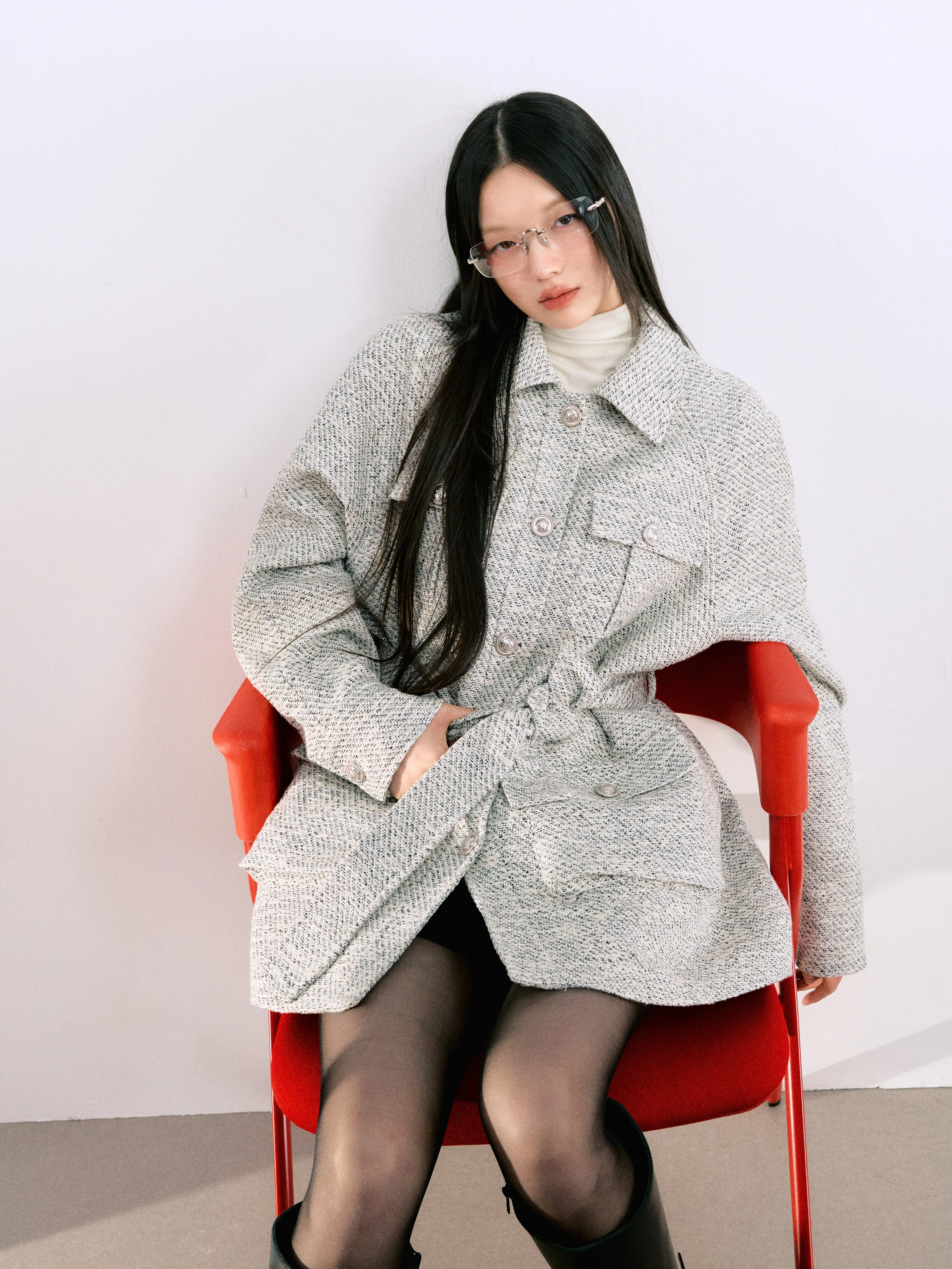 LLDC 'THE DESIRED CITY' Yelena Tweed Coat