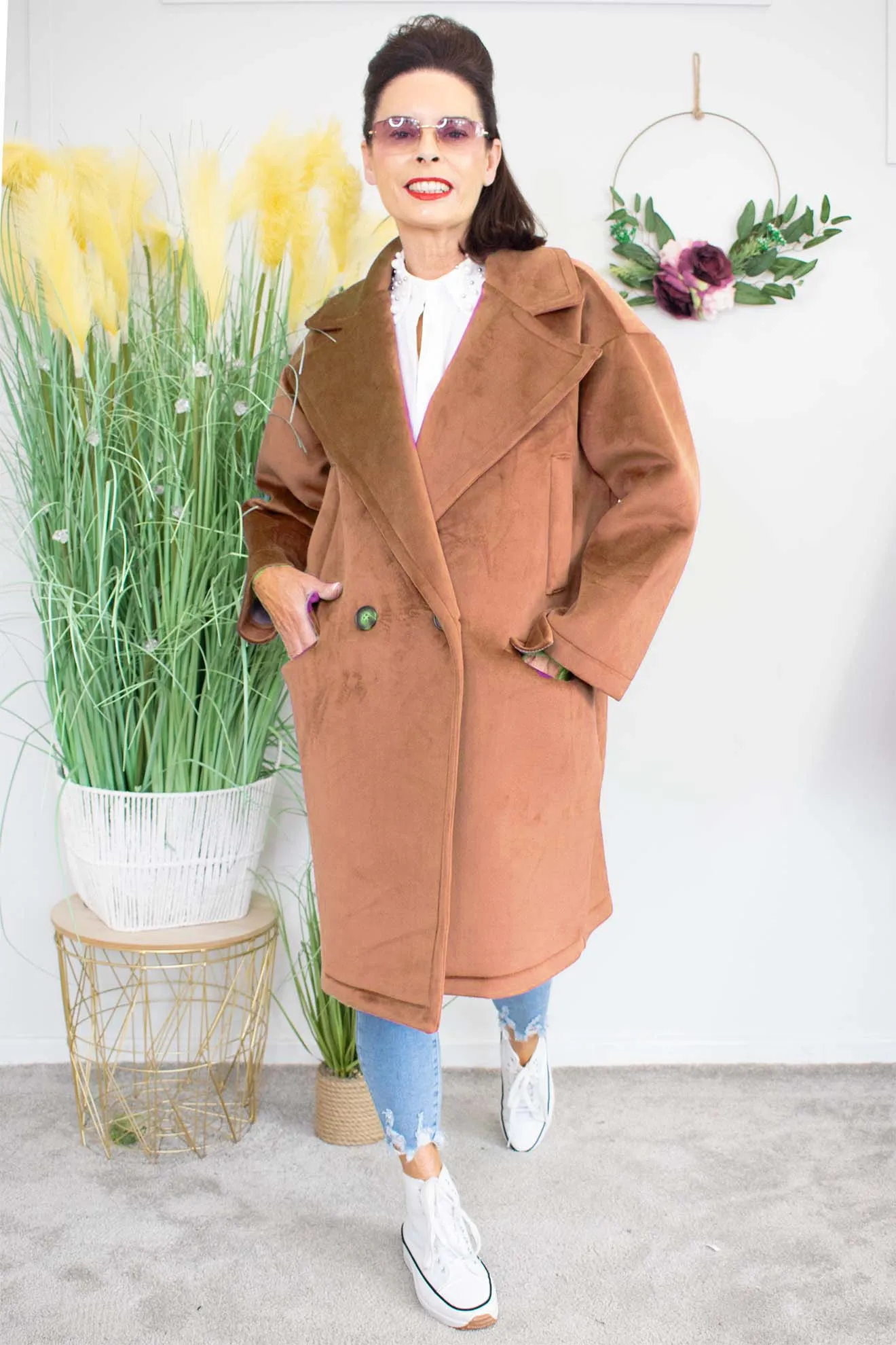 Luxury Jessica Coat in Camel
