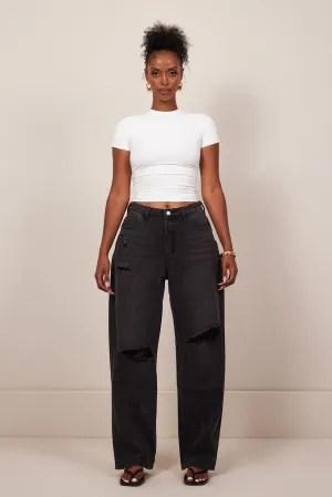 Mars print jeans - Dark Wash